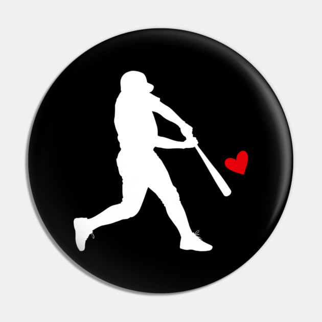 valentines-day-baseball Pin by Creatifly Graphic Tees