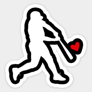 valentines-day-baseball Sticker