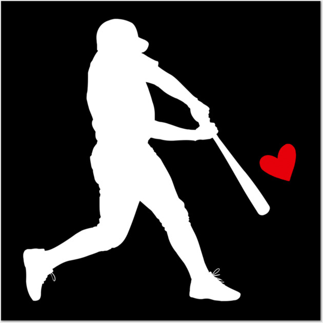 valentines-day-baseball Wall Art by Creatifly Graphic Tees