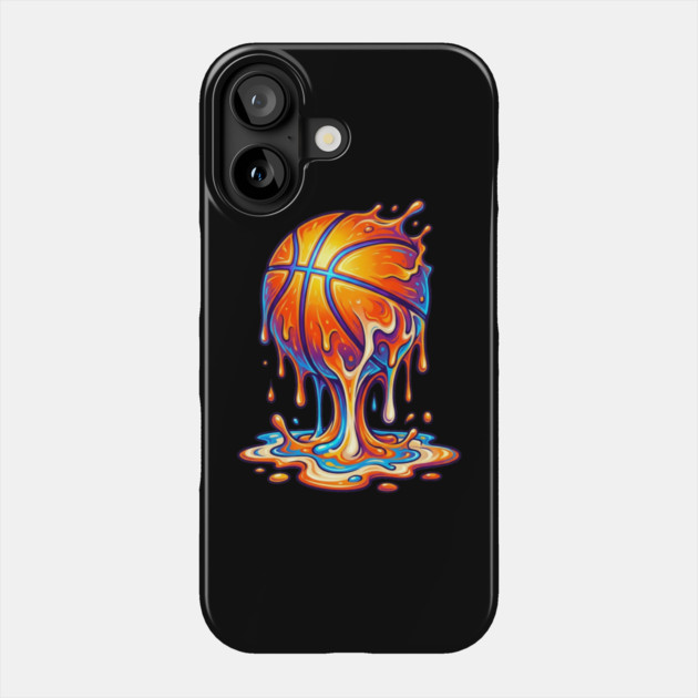 ice-cream-basketball-drip Phone Case by Creatifly Graphic Tees