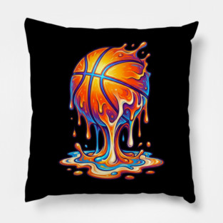 ice-cream-basketball-drip Pillow