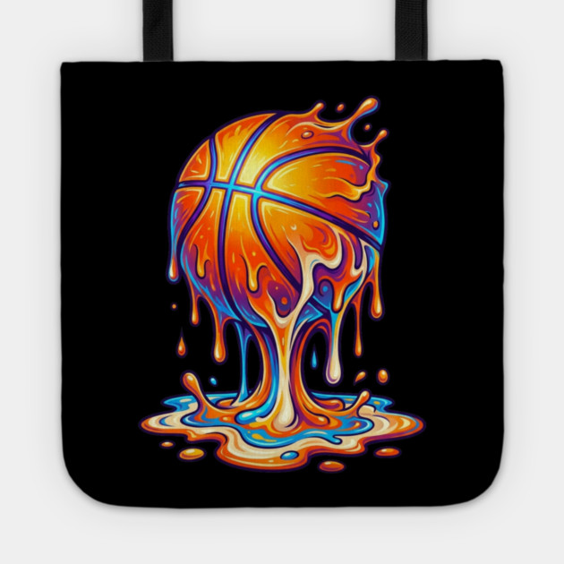 ice-cream-basketball-drip Tote by Creatifly Graphic Tees