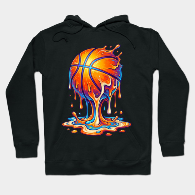 ice-cream-basketball-drip Hoodie by Creatifly Graphic Tees