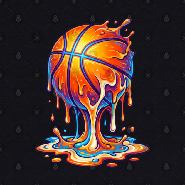 ice-cream-basketball-drip by Creatifly Graphic Tees