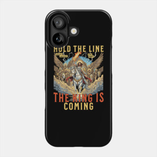 The Return of Jesus Christ Comic Book Sketch Style Phone Case