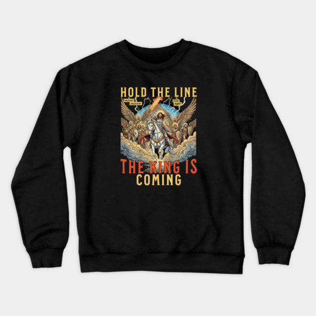 The Return of Jesus Christ Comic Book Sketch Style Crewneck Sweatshirt by Joaddo