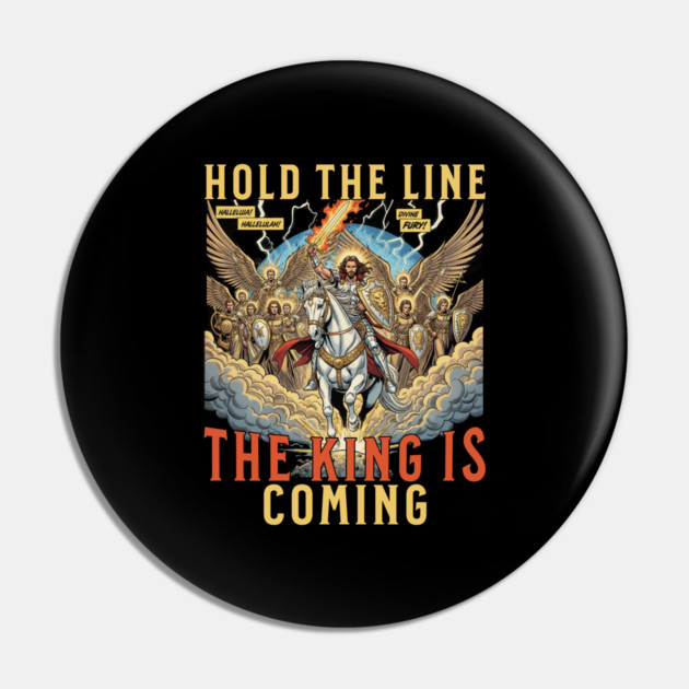 The Return of Jesus Christ Comic Book Sketch Style Pin by Joaddo