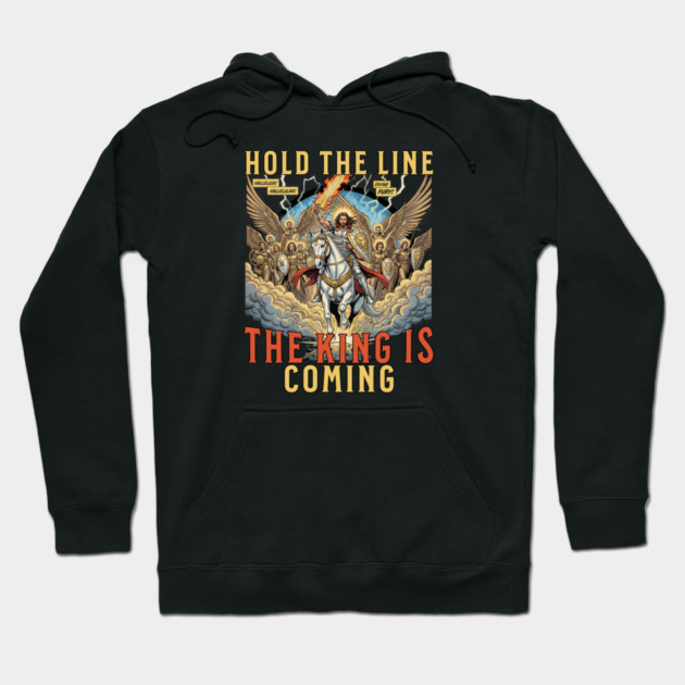 The Return of Jesus Christ Comic Book Sketch Style Hoodie by Joaddo