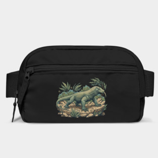 Komodo Dragon Among Island Foliage Bag