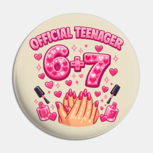 6+7 Year Old Girls Teenager Nails 13th Birthday Meme 6 7 Pin