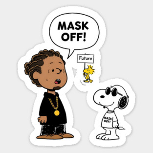 Future x Snoopy Mask Off Sticker