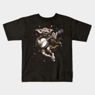 Dobby the House-Elf Playing Banjo Kids T-Shirt