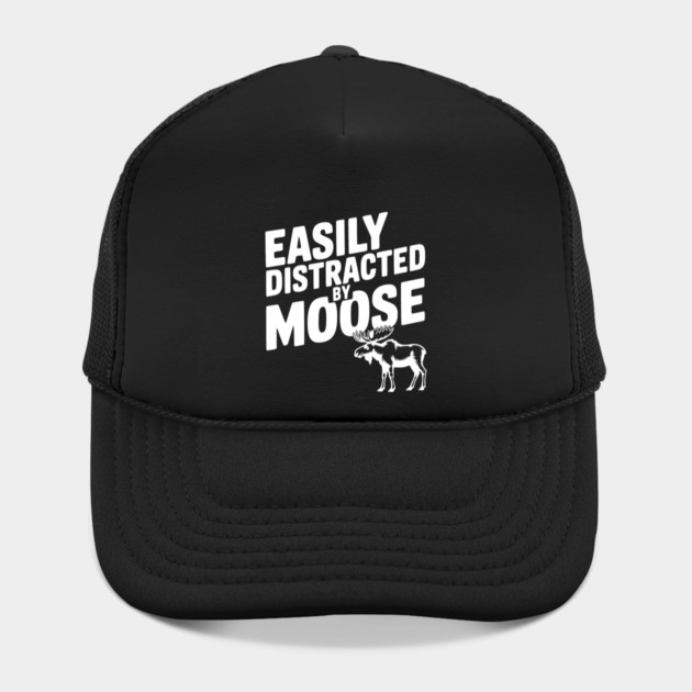 Easily Distracted by Moose by Frank Ring