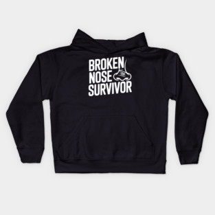 Broken Nose Survivor Kids Hoodie