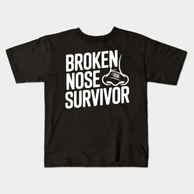 Broken Nose Survivor Kids T-Shirt by Frank Ring