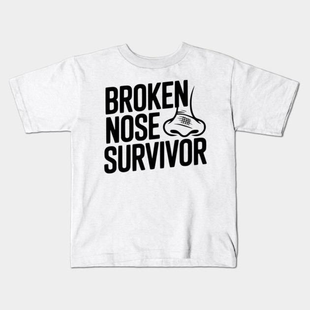 Broken Nose Survivor Kids T-Shirt by Frank Ring