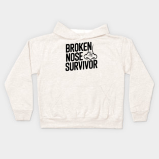 Broken Nose Survivor Kids Hoodie