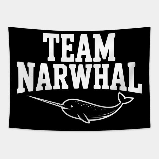 Team Narwhal Tapestry by Frank Ring