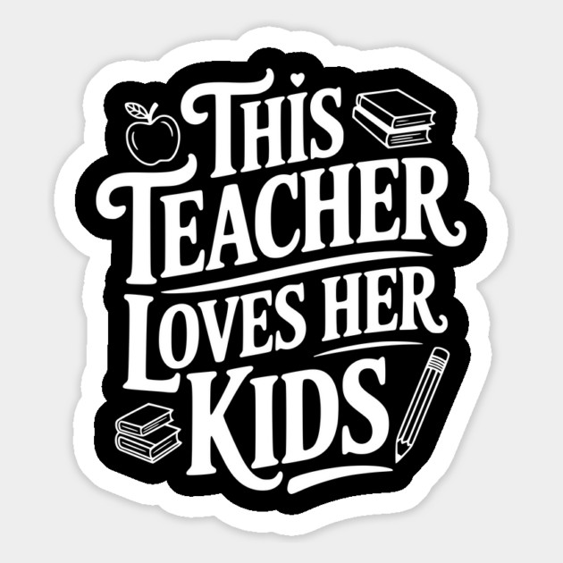 This Teacher Loves Her Kids Magnet by Frank Ring