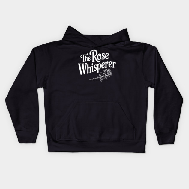 The Rose Whisperer Kids Hoodie by Frank Ring