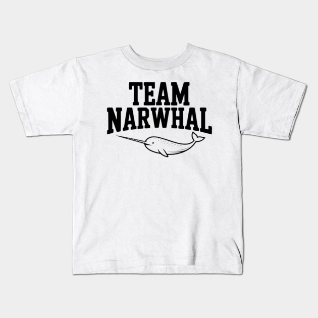 Team Narwhal Kids T-Shirt by Frank Ring