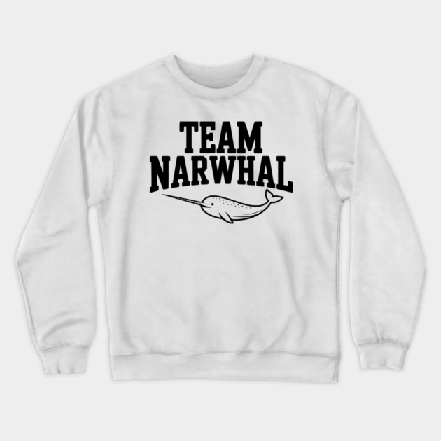 Team Narwhal Crewneck Sweatshirt by Frank Ring
