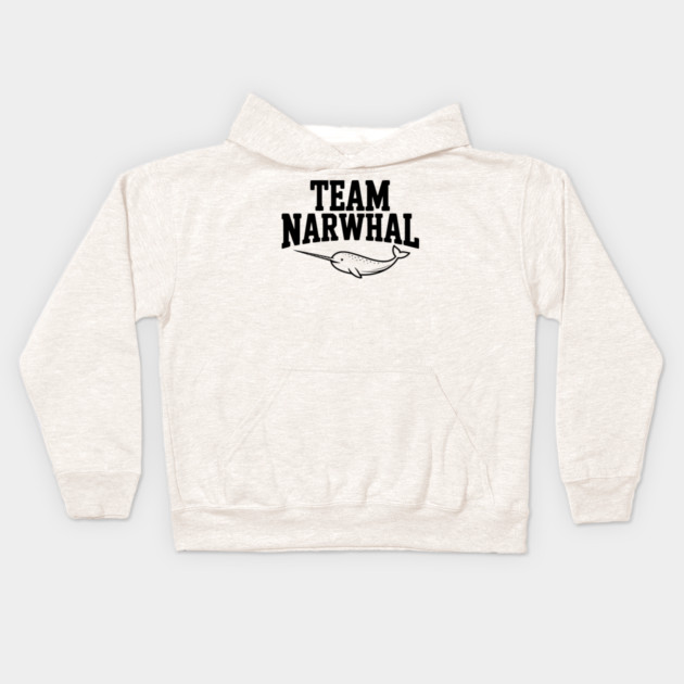 Team Narwhal Kids Hoodie by Frank Ring