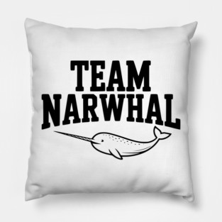 Team Narwhal Pillow