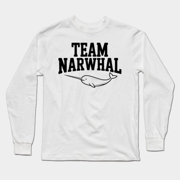 Team Narwhal Long Sleeve T-Shirt by Frank Ring