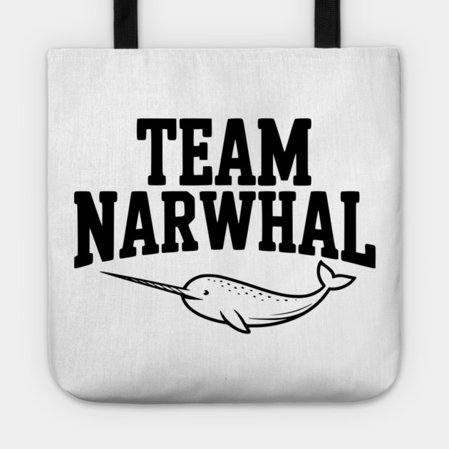 Team Narwhal Tote by Frank Ring