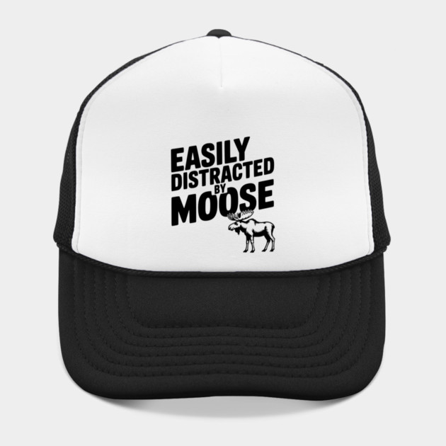 Easily Distracted by Moose by Frank Ring