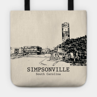 Simpsonville - South Carolina Tote