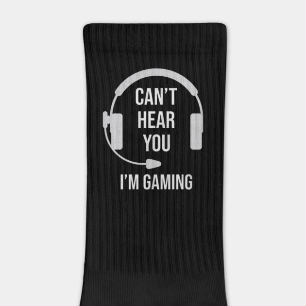 Funny Gamer Joke I Can't Hear You I'm Gaming by yangho