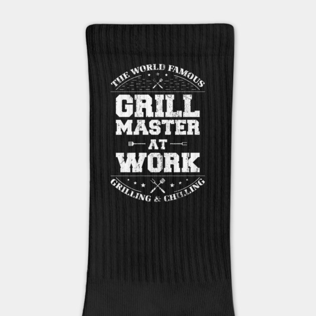 Funny Grill Master BBQ Chef Smoked Meat Lover Barbecue by yangho