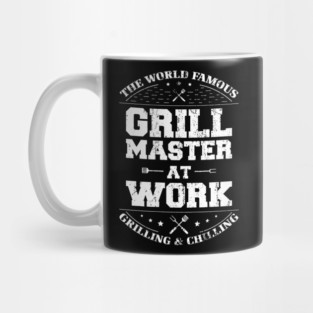 Funny Grill Master BBQ Chef Smoked Meat Lover Barbecue Mug