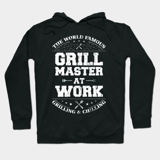 Funny Grill Master BBQ Chef Smoked Meat Lover Barbecue Hoodie by yangho