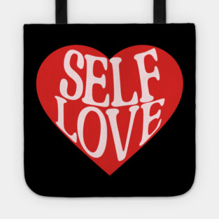 Self Love Cute Retro Design Tote