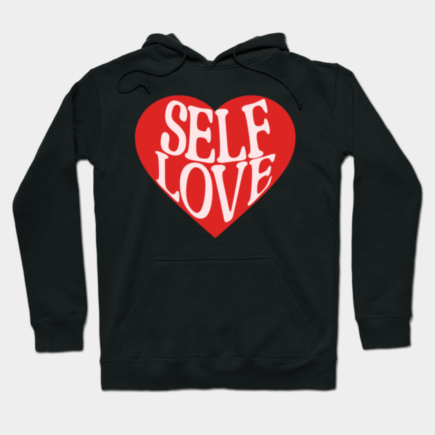 Self Love Cute Retro Design Hoodie by TurnEffect