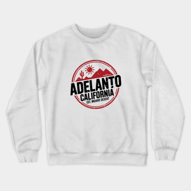 Adelanto California Crewneck Sweatshirt by JessArty