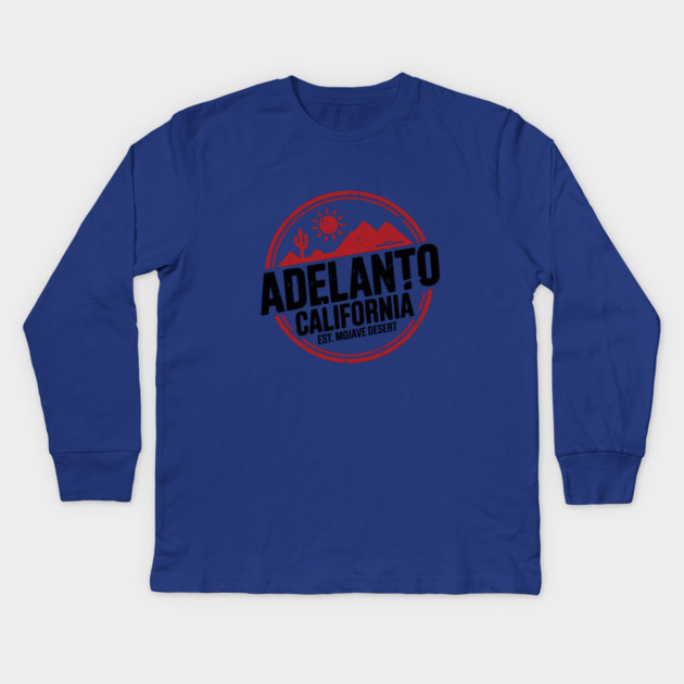 Adelanto California Kids Long Sleeve T-Shirt by JessArty
