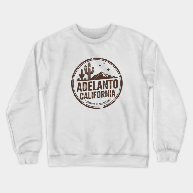 Adelanto California Crewneck Sweatshirt by JessArty