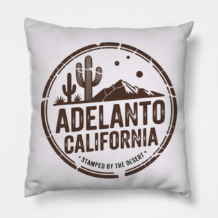 Adelanto California Pillow