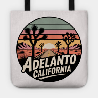 Adelanto California – Retrp Sunset Desert Tote