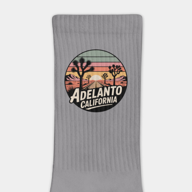 Adelanto California – Retrp Sunset Desert by JessArty