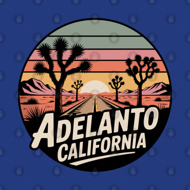 Adelanto California – Retrp Sunset Desert by JessArty