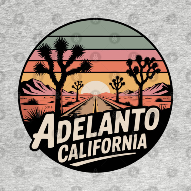 Adelanto California – Retrp Sunset Desert by JessArty