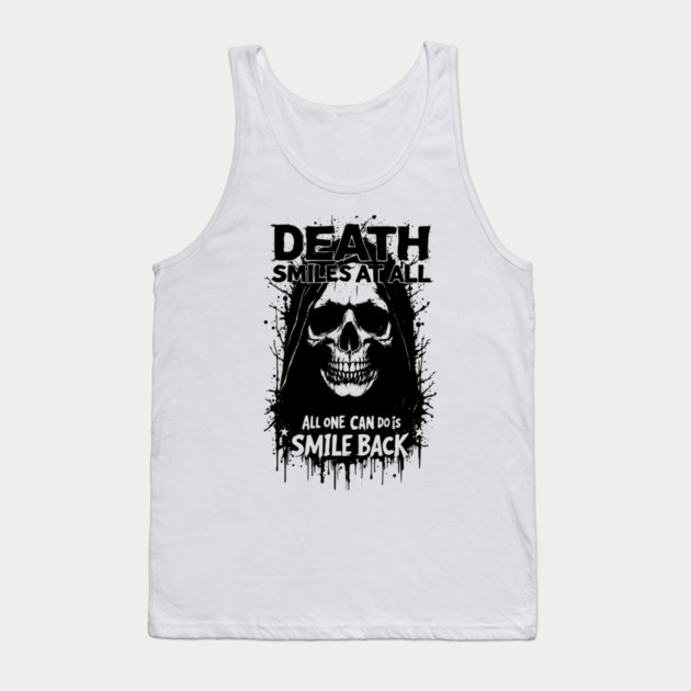 Memento Mori Skull Tank Top by Designed By Marty