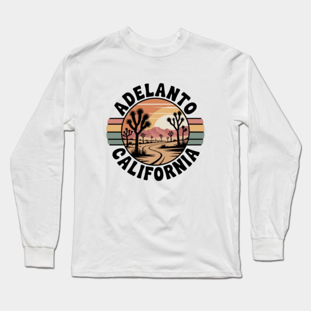 Adelanto-California Long Sleeve T-Shirt by JessArty