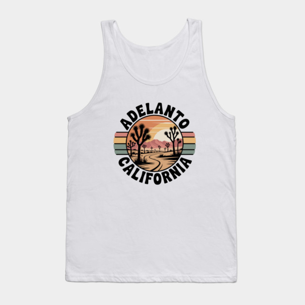 Adelanto-California Tank Top by JessArty