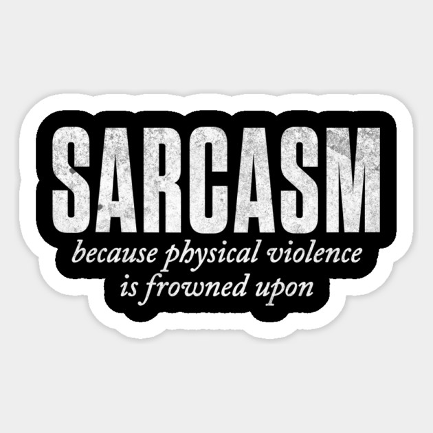 Verbal Defense Mechanism Sticker by Designed By Marty